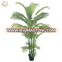 plastic palm leaves Artificial palm tree indoor