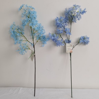 Blue color of artificial Lilac flower for sale