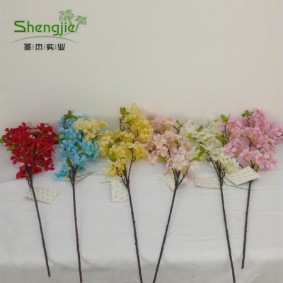 Cheap 90 cm high artificial apple flower for decoration