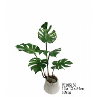 UpBeauty Infertior  Decoration Beautiful Artificial Bonsai Plants Monstera Deliciosa Seeds Bonsai