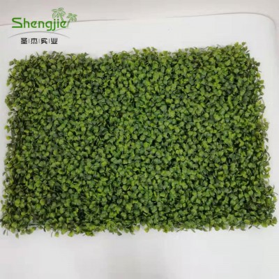 Hot sell 60x40 cm artificial milan grass mat with double layer for decoration