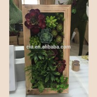 Factory price hot selling indoor fake plastic plant wall for wall art