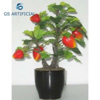 Artificial strawberry Fruit Tree Bonsai Plants for Indoor Decoration